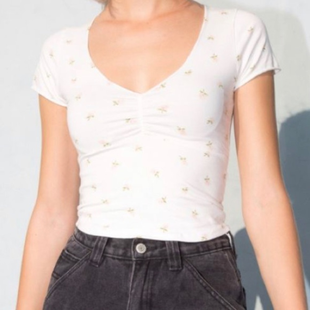 Brandy Melville Floral Gina Top